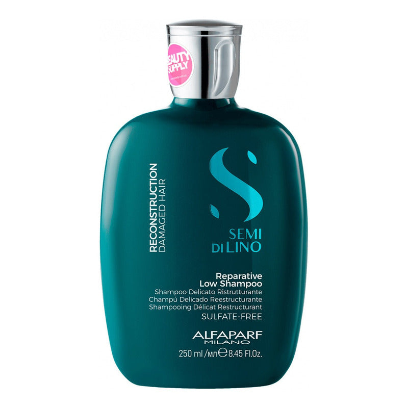 Shampoo Y Fluido Anti-roturas Alfaparf Semi Di Lino