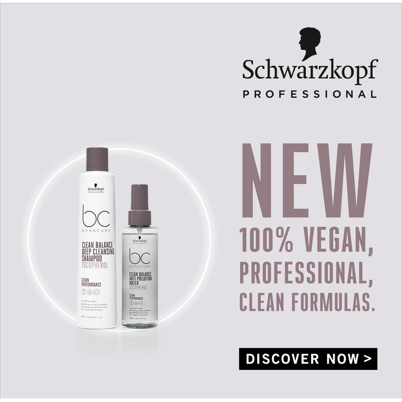 Shampoo Schwarzkopf Bc Deep Cleansing 250ml + Agua 150ml