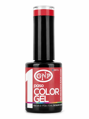 Esmalte Semipermanente Gnp 1 Paso Rojo Coral Tpo Y Dmpt Free Rojo