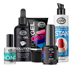 Kit Uñas En Polygel Gnp De 5 Piezas Con Removedor Cutículas