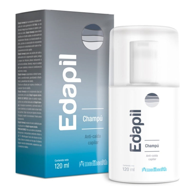 Shampoo Anticaida Edapil 120ml Estimula El Crecimiento