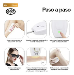 Depiladora Gnp Premium 500.000 Pulsos Corriente Unisex Negro