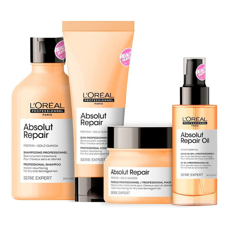 Pack Completo De Loreal Absolut Repair Con Aceite, Dañados