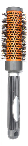 Cepillo Ceramica Mega Profesional Ionic 08 Amarillo. Naranja
