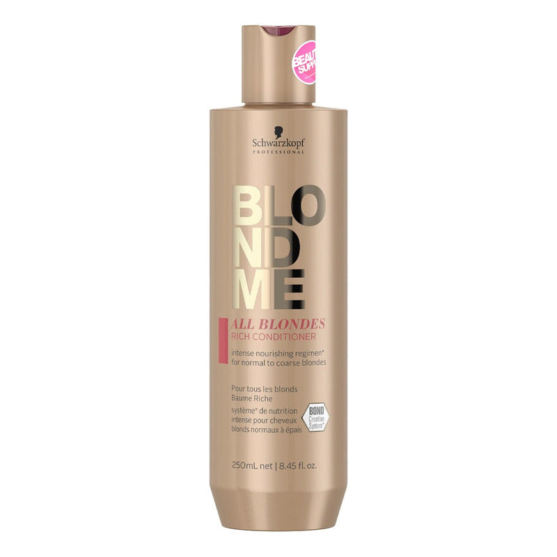 Acondicionador Enriquecido Schwarzkopf Blondme 250ml