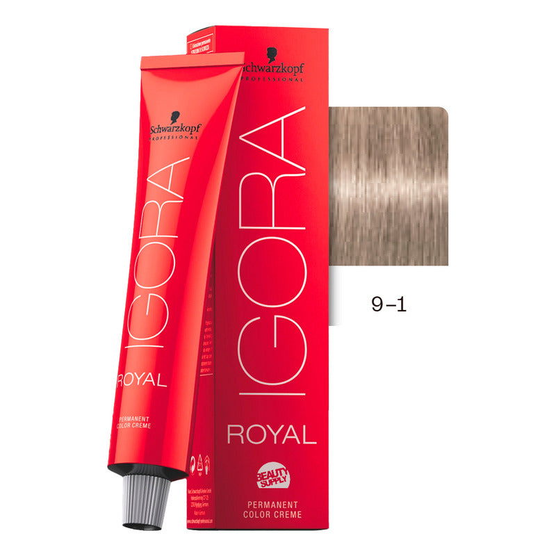 Tinta Igora Royal Schwarzkopf 9-1 - 9-1