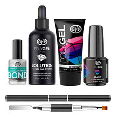 Kit Polygel Gnp Con Primer Bond Y Pincel Aplicador