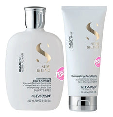Kit Shampoo Y Acondicionador Alfaparf Semi Di Lino Diamond