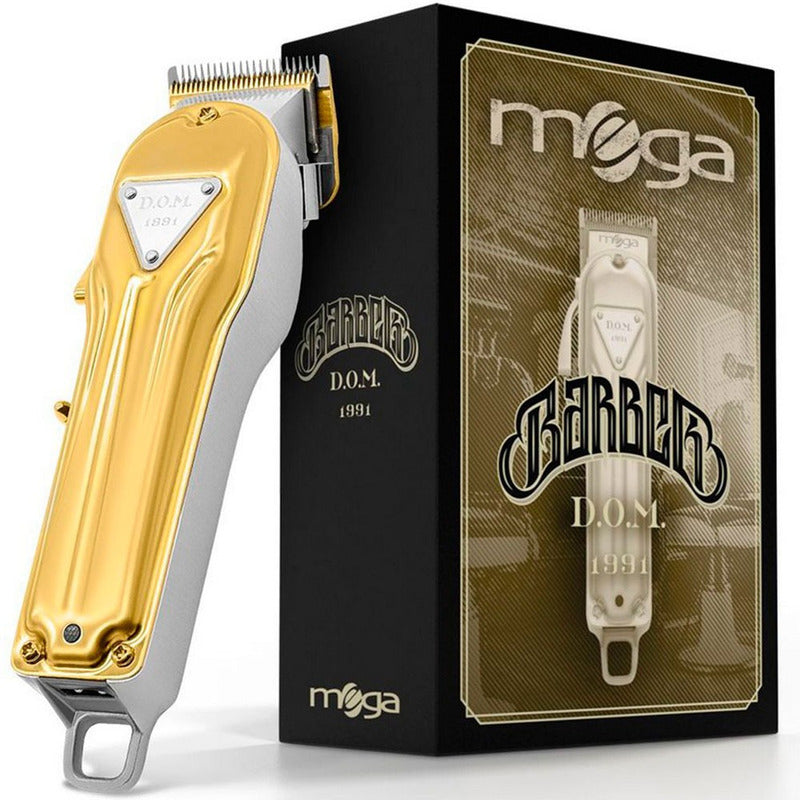 Máquina Cortar Pelo Mega Barber Dom 1991 Inalambrica Dorado Oscuro