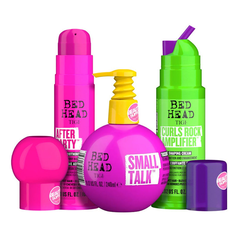 Kit Tigi Bed Head After Party, Small Talk Y Curls Rock