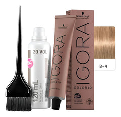 Kit Tinta Igora Color10 Schwarzkopf Con Oxidante Y Pincel