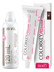 Kit De Tinta Silkey Profesional Colorkey 120g Y Oxidante