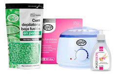 Kit Depilación Gnp Cera En Perlas Con Olla Y Aceite