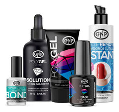 Kit Uñas En Polygel Gnp De 5 Piezas Con Removedor Cutículas
