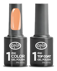 Kit De Esmalte Semipermanente De 1 Paso Gnp Color + Top Coat