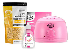 Kit Depilación Gnp Cera En Perlas Con Olla Y Aceite
