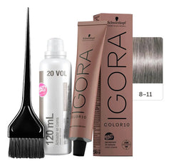 Kit Tinta Igora Color10 Schwarzkopf Con Oxidante Y Pincel
