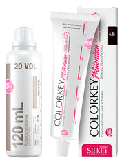 Kit De Tinta Silkey Profesional Colorkey 120g Y Oxidante