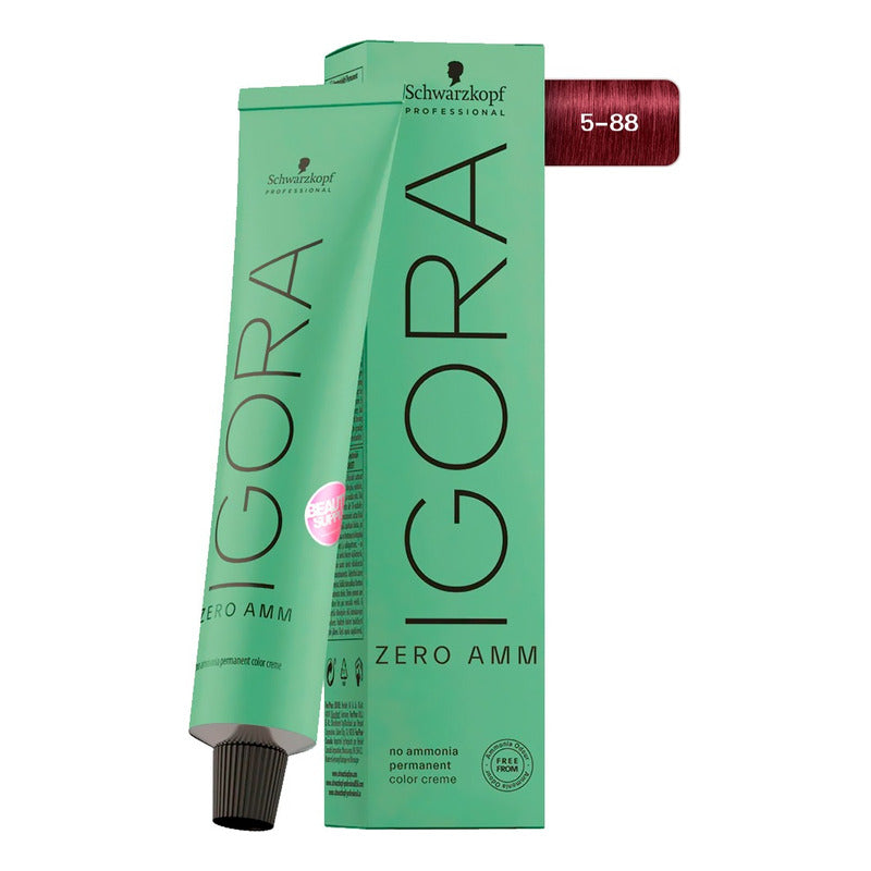 Tinta Para Cabello Igora Zero Amm Schwarzkopf Sin Amoniaco