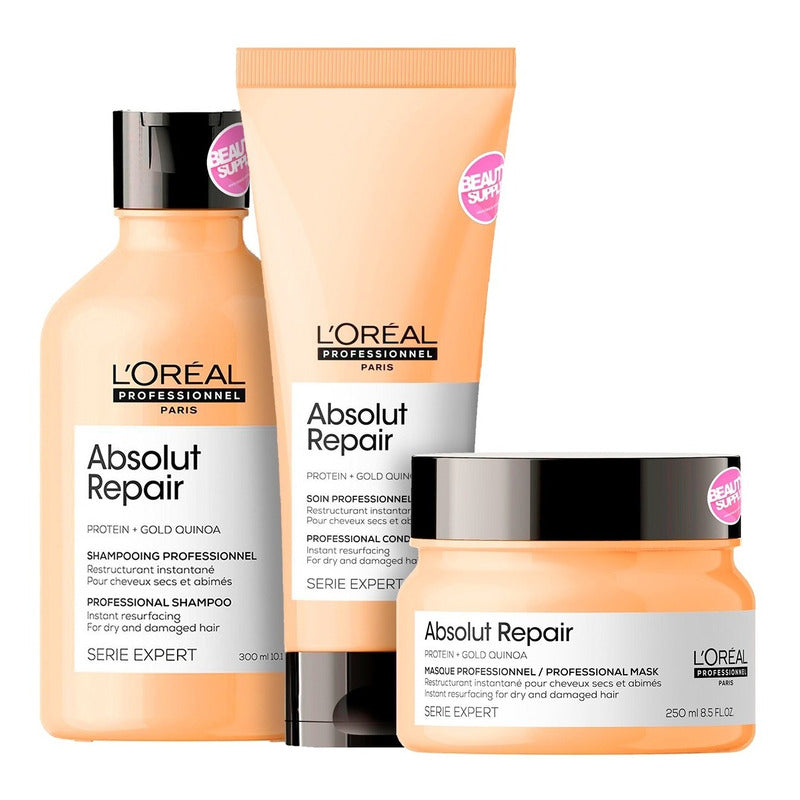 Pack Loreal Absolut Repair, Para Cabellos Dañados O Secos