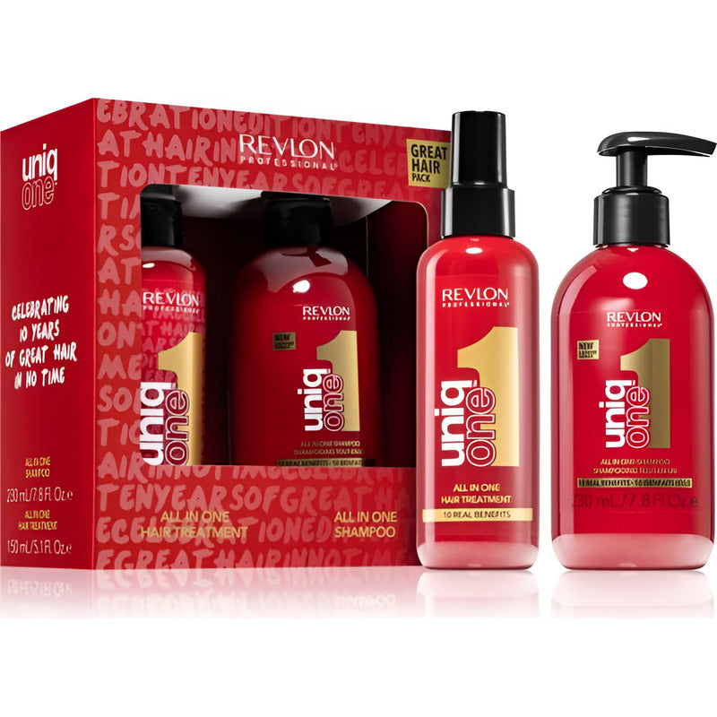 Pack De Tratamiento Uniq One Y Shampoo 10 Beneficios