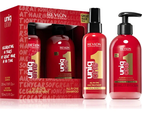 Pack De Tratamiento Uniq One Y Shampoo 10 Beneficios