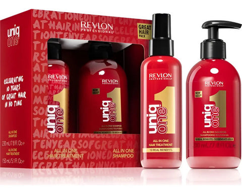 Pack De Tratamiento Uniq One Y Shampoo 10 Beneficios