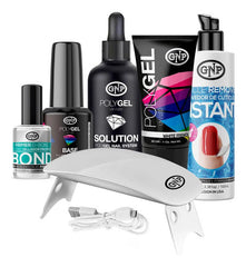 Kit Uñas En Polygel Gnp De 6 Piezas Con Lampara