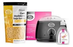 Kit Depilación Gnp Cera En Perlas Con Olla Y Aceite