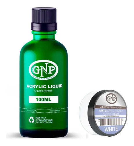 Polvo Acrilico Gnp 7gr Y Liquido 100ml