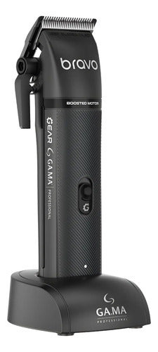 Maquina De Corta Pelo Gama Gc Bravo Gear Inalambrica Negro