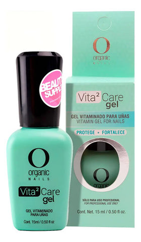 Base Vita 2 Care Organic Nails 15ml Con Vitamina E Blanco
