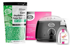 Kit Depilación Gnp Cera En Perlas Con Olla Y Aceite