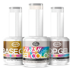 Kit Esmaltes Semipermanentes Gnp 15ml 21 Free + Base Y Top