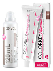 Kit De Tinta Silkey Profesional Colorkey 120g Y Oxidante