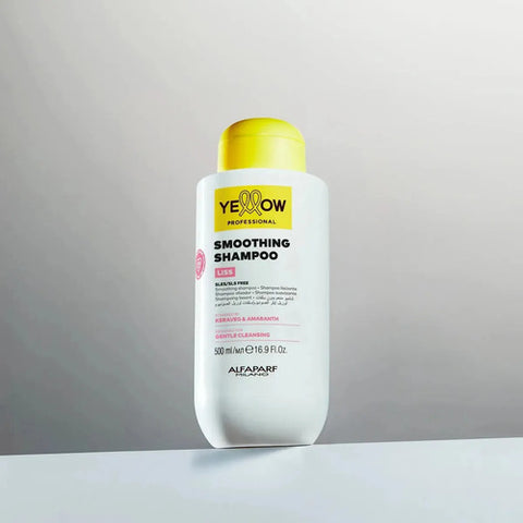 Shampoo Alisador Yellow Alfaparf Liss Para Control Del Frizz 500 Ml