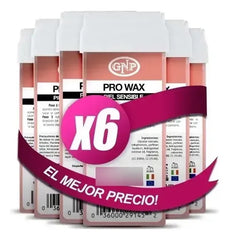 6x Cera Depilatoria Rollon Rosa Gnp Depilación Sensible Nice