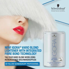 X2 Schwarzkopf Igora Vario Blond Polvo Decolorante 450g Decolorante
