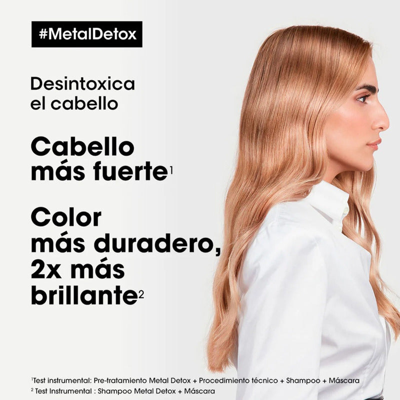 X2 Pack De Shampoo Loreal Metal Detox 600ml