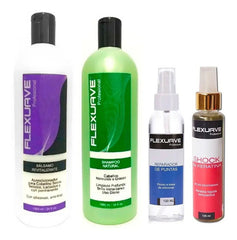 Shampoo Flexuave, Balsamo Revita,  Keratina Y Reparador Ptas
