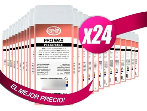 X24 Cartuchos Cera Depilatoria Rollon Gnp Depiladora Nice