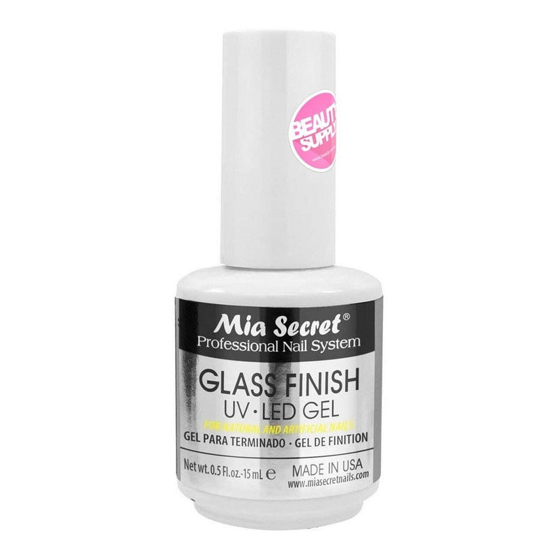 Top Coat Mia Secret Glass Finish, Sellador Ultrabrillante