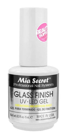 Top Coat Mia Secret Glass Finish, Sellador Ultrabrillante