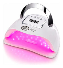 Lámpara Led Uv Gnp 280w Profesional Para Uñas Con Sensor Automático, Pantalla Digital, 66 Leds, Temporizador, Para Esmalte Semipermanente, Gel Y Polygel Blanco