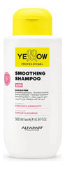 Shampoo Alisador Yellow Alfaparf Liss Para Control Del Frizz 500 Ml