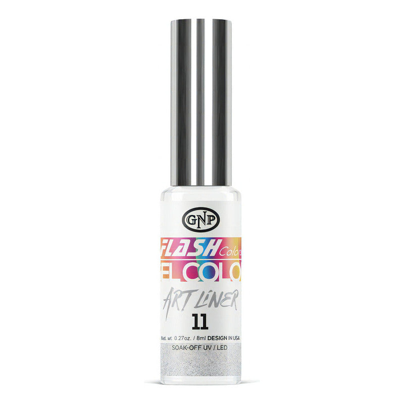 Esmalte De Arte Semipermente Gnp 8ml Con Pincel Fino Color 11 Art Liner