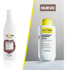 Shampoo Yellow Alfaparf Nutrive 500ml Limpieza Nutritiva Para Cabello Seco Y Opaco