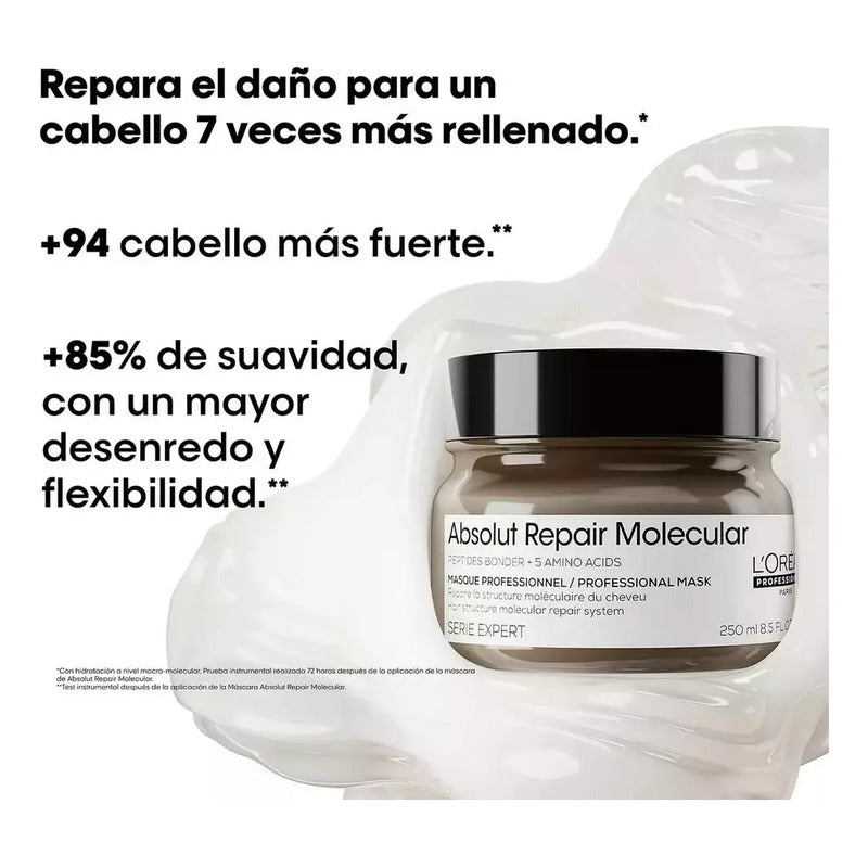 Mascara Loreal Absolut Repair Molecular 250ml