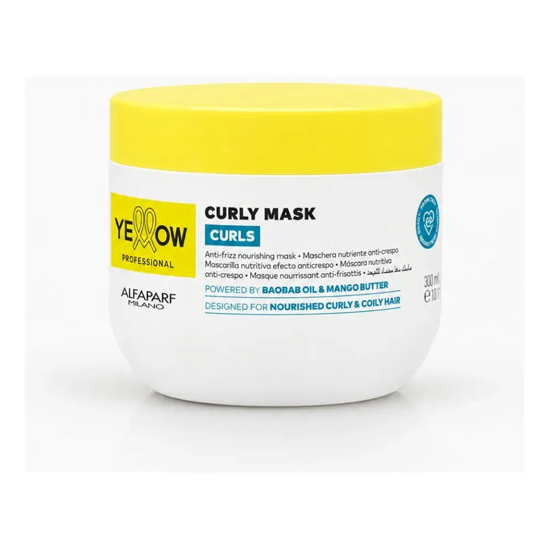Mascara Yellow Alfaparf Curl 300ml Rulos Definidos