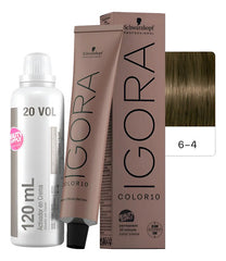 Kit Tinta Igora Color10 Schwarzkopf Con Oxidante, 10 Minutos